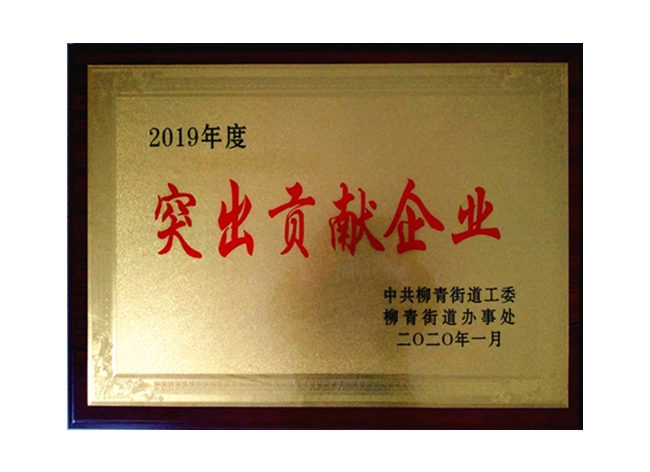 2019年度突出貢獻企業